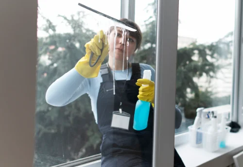 Nettoyage de vitres intérieures et extérieures à Beillé